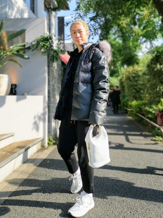 MAN NEWYORK スノーマン ダウンベスト ブラック MAN NEWYORK スノーマン ダウンベスト ブラック SNOWMAN NEWYORK