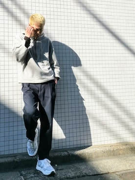 「RAWLIFE（ロウライフ）のアイテム（パンツ）」を使った、MKさん（メンズ・175cm）の冬コーディネート