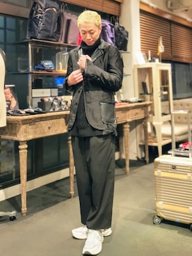 「HYDROGEN（ハイドロゲン）のアイテム」を使った、MKさん（メンズ・175cm）の冬コーディネート