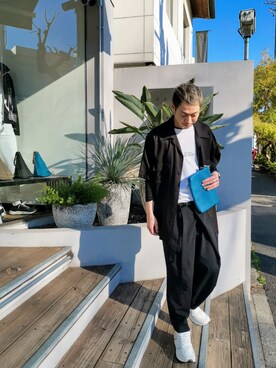 「白いスニーカー」｜MKさん（メンズ・175cm）の春コーディネート