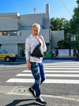 「DSQUARED2（ディースクエアード）のアイテム」を使った、MKさん（メンズ・175cm）の春コーディネート