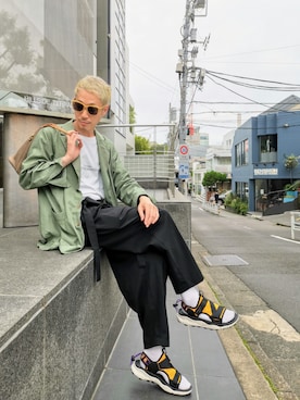 「VERYNERD（ベリーナード）のアイテム」を使った、MKさん（メンズ・175cm）の春コーディネート
