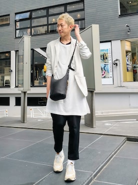 「TRANSIT（トランジット）のアイテム」を使った、MKさん（メンズ・175cm）の春コーディネート