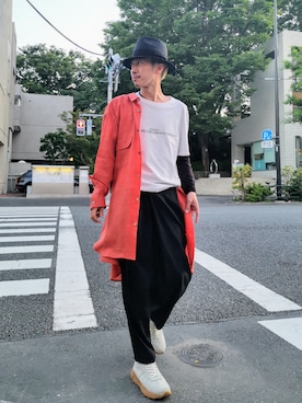 「CPH（シーピーエイチ）のアイテム」を使った、MKさん（メンズ・175cm）の夏コーディネート