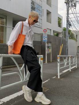 「VERYNERD（ベリーナード）のアイテム」を使った、MKさん（メンズ・175cm）の夏コーディネート