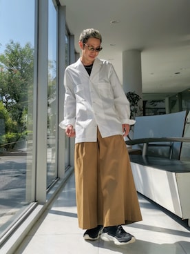 「RAWLIFE（ロウライフ）のアイテム（パンツ）」を使った、MKさん（メンズ・175cm）の夏コーディネート