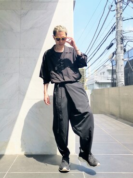 「VERYNERD（ベリーナード）のアイテム」を使った、MKさん（メンズ・175cm）の夏コーディネート