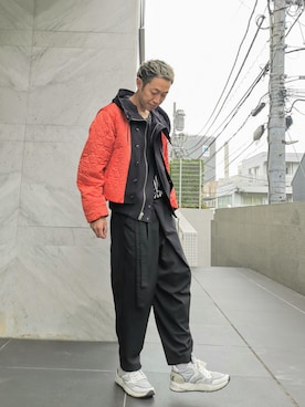 「N2B」｜「アイテム（ステンカラーコート）」を使った、MKさん（メンズ・175cm）の秋コーディネート