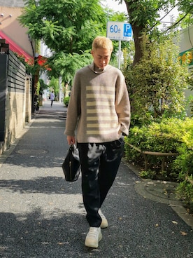 「ROYAL FLASH（ロイヤルフラッシュ）のアイテム」を使った、MKさん（メンズ・175cm）の秋コーディネート