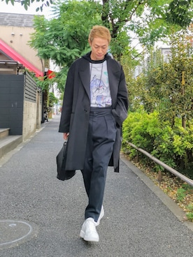 「白いスニーカー」｜MKさん（メンズ・175cm）の秋コーディネート