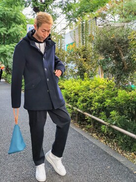 「白いスニーカー」｜MKさん（メンズ・175cm）の秋コーディネート
