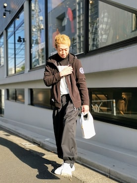 「muta（ムータ）のアイテム」を使った、MKさん（メンズ・175cm）の冬コーディネート