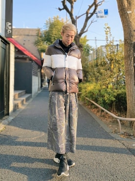 「g-stage（ジーステージ）のアイテム」を使った、MKさん（メンズ・175cm）の冬コーディネート