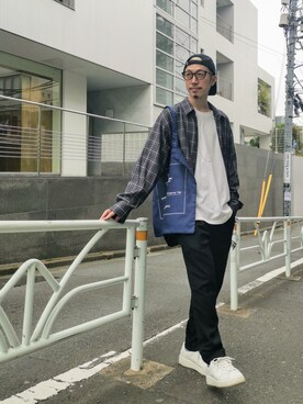 「VERYNERD（ベリーナード）のアイテム」を使った、MKさん（メンズ・175cm）の春コーディネート