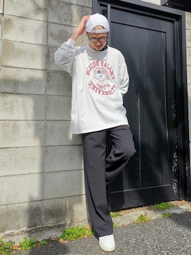 「ROYAL FLASH（ロイヤルフラッシュ）のアイテム」を使った、MKさん（メンズ・175cm）の春コーディネート