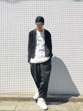 「1PIU1UGUALE3  RELAX （ウノピゥウノウグァーレトレ リラックス）のアイテム（キャップ）」を使った、MKさん（メンズ・175cm）の春コーディネート