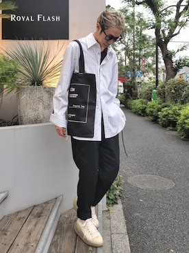 「エコバッグ」｜MKさん（メンズ・175cm）の春コーディネート