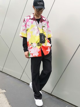 「Alexander McQueen（アレキサンダーマックイーン）のアイテム」を使った、MKさん（メンズ・175cm）の春コーディネート