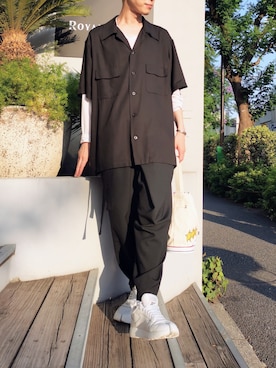 「OKERU（オケル）のアイテム」を使った、MKさん（メンズ・175cm）の夏コーディネート