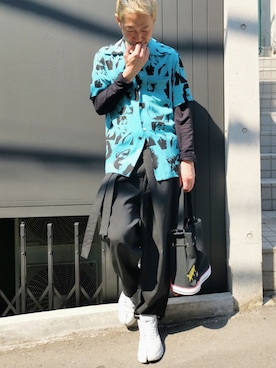 「OKERU（オケル）のアイテム」を使った、MKさん（メンズ・175cm）の夏コーディネート