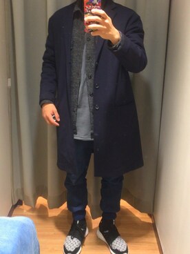 「ハイテクスニーカー」｜柳チェルさん（メンズ・171cm・10代）の冬コーディネート