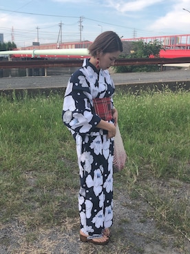 「アイテム（ピアス（両耳用））」を使った、ERIさん（レディース・163cm・20代）の夏コーディネート