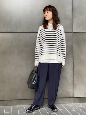 「BRACTMENT（ブラクトメント）のアイテム（パンツ）」を使った、hori_nさん（レディース・164cm）の秋コーディネート