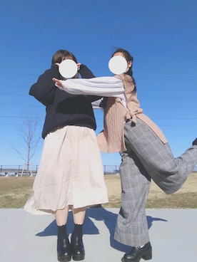 ネモトとコダマさんのコーディネート