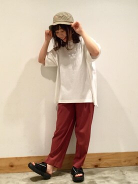 「coen」｜coen ありちゃんさん（レディース・157cm）の夏コーディネート