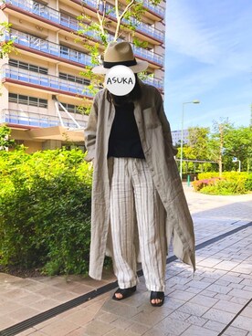 ASUKAさん（レディース・158cm）の春コーディネート