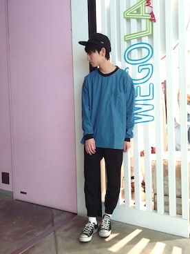 黒坂学さん(メンズ・171cm)の春コーディネート