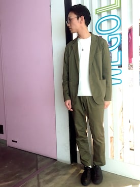 黒坂学さん(メンズ・171cm)の春コーディネート