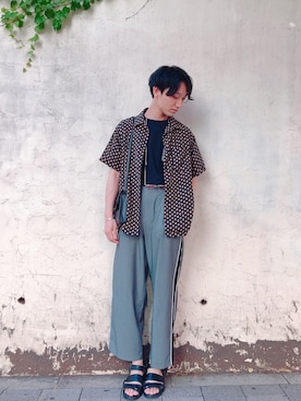 黒坂学さん（メンズ・171cm）の夏コーディネート