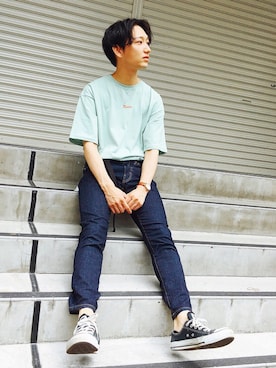 黒坂学さん（メンズ・171cm）の夏コーディネート