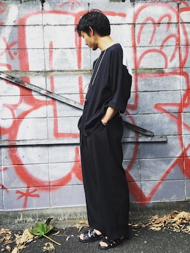 「WEGO（ウィゴー）のアイテム（サングラス）」を使った、黒坂学さん（メンズ・171cm）の夏コーディネート