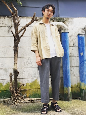 黒坂学さん（メンズ・171cm）の夏コーディネート