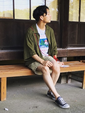 黒坂学さん（メンズ・171cm）の夏コーディネート