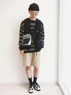 黒坂学さん（メンズ・171cm）の夏コーディネート