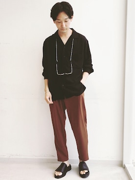 黒坂学さん（メンズ・171cm）の秋コーディネート