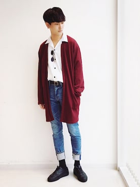 黒坂学さん(メンズ・171cm)の秋コーディネート