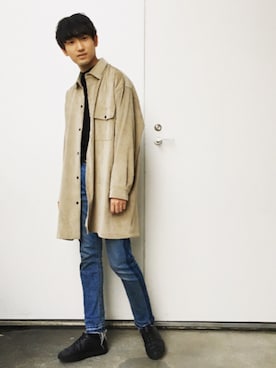 「シンプルおしゃれが好き」｜黒坂学さん（メンズ・171cm）の秋コーディネート