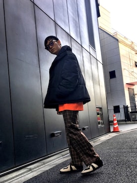 黒坂学さん（メンズ・171cm）の冬コーディネート