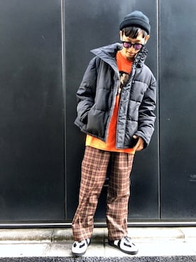 黒坂学さん（メンズ・171cm）の冬コーディネート