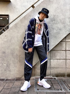 黒坂学さん（メンズ・171cm）の冬コーディネート