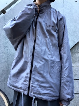 「WEGO（ウィゴー）のアイテム（ブルゾン）」を使った、黒坂学さん（メンズ・171cm）の冬コーディネート