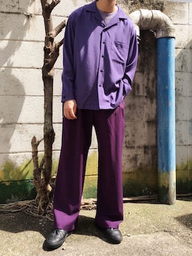 「BEN DAVIS（ベンデイビス）のアイテム」を使った、黒坂学さん（メンズ・171cm）の春コーディネート