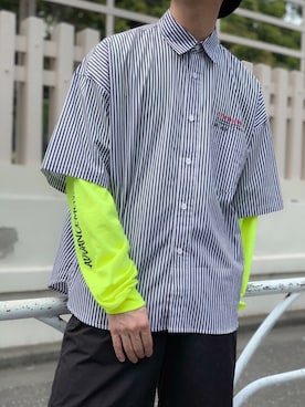 黒坂学さん（メンズ・171cm）の春コーディネート