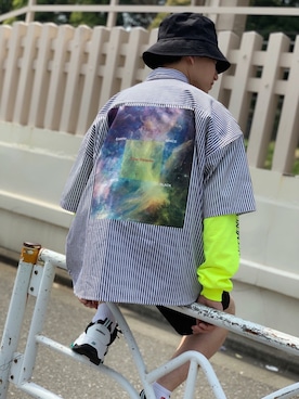 黒坂学さん（メンズ・171cm）の春コーディネート