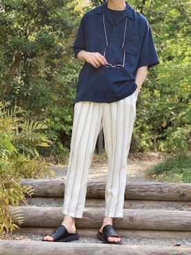 黒坂学さん(メンズ・170cm)の夏コーディネート