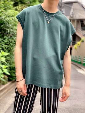 黒坂学さん（メンズ・170cm）の夏コーディネート